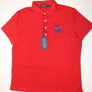 Ralph Lauren Performance Polo PGA Golf Shirt Red L